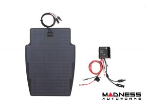 Jeep Renegade Flexible Solar Panel Kit - Complete Kit w/ Waterproof Controller + Hood Decal - 55W